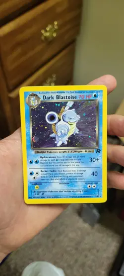 Pokemon Dark Blastoise 3/82 Team Rocket Holo Rare MP - Image 2