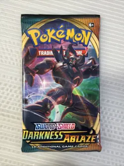 Pokemon Sword & Shield Darkness Ablaze Booster Pack Factory Sealed NEW - Image 1