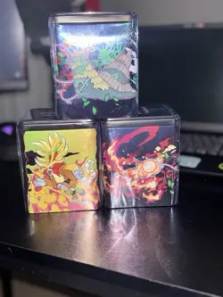 Pokemon Stack'em Tins Factory Sealed 1999-2025 (Sticker Sheet Included)🔥 - Image 1