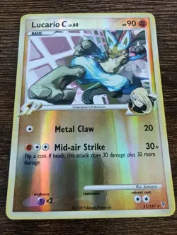 Lucario C 31/147 Platinum Supreme Victors Reverse Holo Pokemon - Image 1