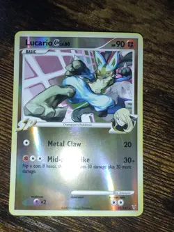 Lucario C 31/147 Platinum Supreme Victors Reverse Holo Pokemon - Image 2