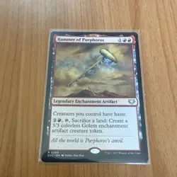 Hammer Of Purphoros - N/M - Edge Of Eternities - MTG Magic The Gathering Card - Image 1