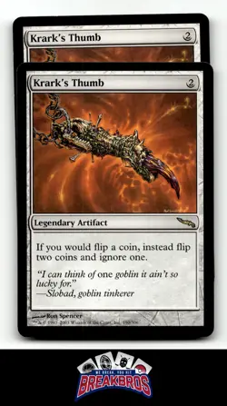 MTG Krark's Thumb #190 NM-MT Magic The Gathering - Image 1