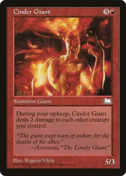 MTG Cinder Giant WTH #93 Uncommon - Image 1