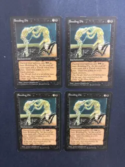 MTG 4X FALLEN EMPIRES BREEDING PIT MAGIC THE GATHERING ENCHANTMENT BLACK COMMON - Image 1