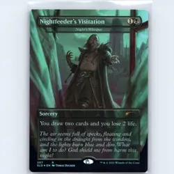 MTG Nightfeeders Visitation Nights Whisper #207 SLD Secret Lair Foil R NM Magic - Image 1