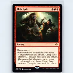 MTG Mob Rule #109 FRF Fate Reforged Normal R NM Magic Card - Image 1