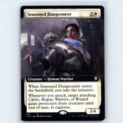 MTG Seasoned Dungeoneer Extended Art 610 CLB Battle for Baldurs Gate R NM Magic - Image 1