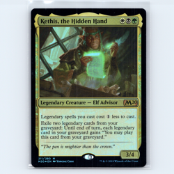 MTG Kethis, the Hidden Hand #211 M20 Core Set 2020 Foil M NM Magic Card - Image 1
