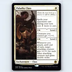 MTG Paladin Class #29 AFR Adventures in the Forgotten Realms Normal R NM Magic - Image 1