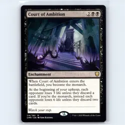 MTG Court of Ambition #114 CMR Commander Legends Normal R NM Magic Card - Image 1
