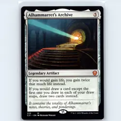 MTG Alhammarret's Archive #233 C21 Commander 2021 Normal M NM Magic Card - Image 1
