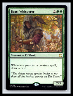 MTG Beast Whisperer #158 Ravnica: Clue Edition Regular Rare Magic Card TCG NM - Image 1