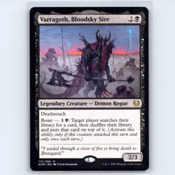 MTG Varragoth, Bloodsky Sire #115 KHM Kaldheim Normal R NM Magic Card - Image 1