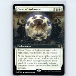 MTG Court of Ardenvale Extended Art 29 WOC Wilds of Eldraine Foil R NM Magic - Image 1