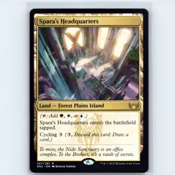 MTG Spara's Headquarters #257 SNC Streets of New Capenna Normal R NM Magic Card - Image 1