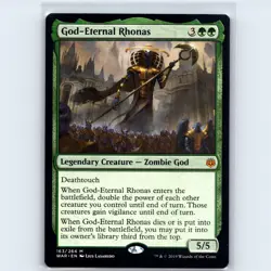 MTG God-Eternal Rhonas #163 WAR War of the Spark Normal M NM Magic Card - Image 1