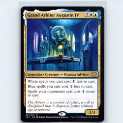 MTG Grand Arbiter Augustin IV 221 2X2 Double Masters 2022 Normal R NM Magic Card - Image 1