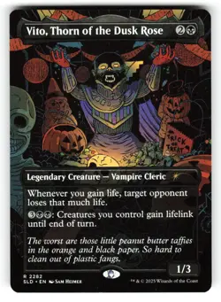 Vito, Thorn Of The Dusk Rose #2283 (NM) Secret Lair Trick Or Treat SLD MTG - Image 1