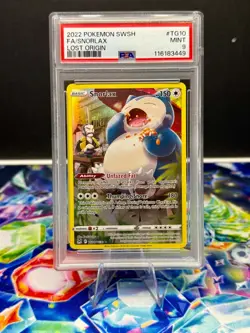 Pokemon - Snorlax #TG10/TG30 - Lost Origin - Trainer Gallery - PSA 9 - Mint - Image 1