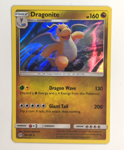 Dragonite Holo 96/149 Holo Rare Pokemon Sun and Moon Base TCG Card NM - Image 2