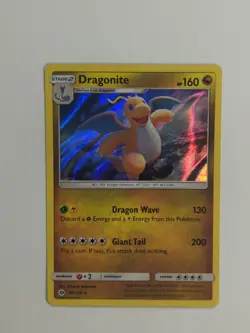 Dragonite Holo 96/149 Holo Rare Pokemon Sun and Moon Base TCG Card NM - Image 3