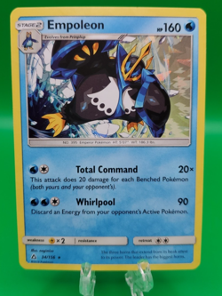 Empoleon 34/156 2018 Ultra Prism Pokemon Card Cracked Ice Holo Exclusive NM - Image 1