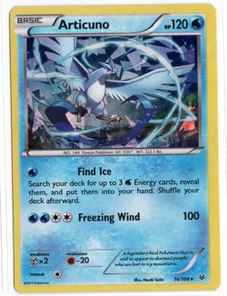Pokemon Articuno Card 16/108 Roaring Skies Cracked Ice Holo 2015 Vintage Rare NM - Image 1