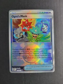 Ogre's Mask 118/131 Pokemon TCG S&V Prismatic Evolutions Pokeball Uncommon Holo - Image 2