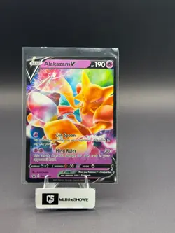 Alakazam V Pokemon Sword & Shield Promo SWSH083 Promo Holofoil Near Mint - Image 1