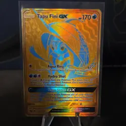 Pokemon Tapu Fini GX SV92/SV94 Sun & Moon Hidden Fates Shiny Vault Near Mint - Image 1