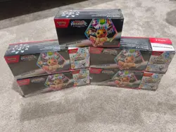Pokemon Prismatic Evolutions Surprise Box + Booster Bundle Sams Club Sealed x4 - Image 1