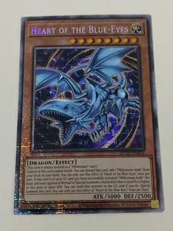 Yugioh Heart of the Blue-Eyes x 3 - 1st Edition Starlight Rare NM - Free Holo B - Image 2