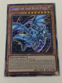Yugioh Heart of the Blue-Eyes x 3 - 1st Edition Starlight Rare NM - Free Holo B - Image 4