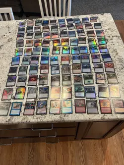 Mtg Foil Lot x100 - Magic The Gathering Foil Card Lot Mtg Foil Cards Lp - Image 1