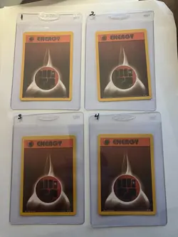 1999 Pokemon Trainer Deck A Energy Card (Red Back) - Image 3