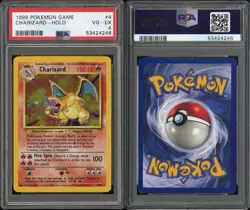 1999 Pokemon Charizard PSA 4 - Holo - Foil - Card - Image 3