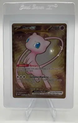 Mew ex - (151 Metal Card) 205/165 Sv: Scarlet & Violet 151 Holo Gold Metal - Image 3