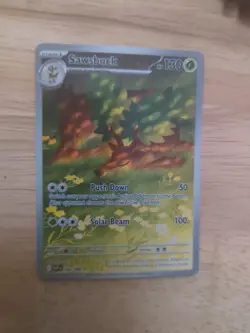 Pokemon TCG White Flare Sawsbuck Illustration Card 092/086 - Image 1