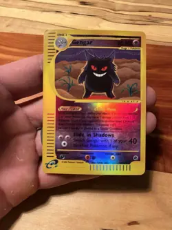 Pokemon Gengar Expedition Base Set 048/165 Reverse Holo Rare 90 HP Card 2002 - Image 1