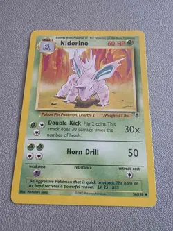 Pokemon card - Nidorino 56/110 Legendary Collection - LP/NM - Image 1