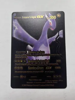 Shadow LUGIA GX Black Foil Fan Art Display Card Aura NM - Image 1