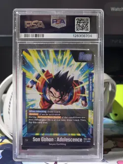 Bandai DBS Fusion World Son Gohan Leader Alt Art Foil 2024 FB04-026 2 Cards - Image 2