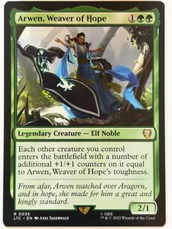 MTG Arwen, Weaver of Hope Normal NM LTC R 35 - Image 1