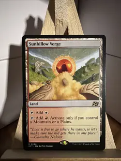 2025 MTG Sunbillow Verge Rare (R), Regular #264 Aetherdrift NM-MT Look! - Image 2