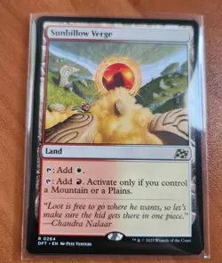 Magic MTG Sunbillow Verge DFT 0264 Regular Rare - NM condition - Image 1