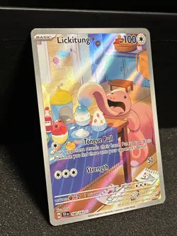 Pokemon TCG Lickitung Illustration Temporal Forces 180/162 - Image 2