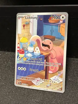 Pokemon TCG Lickitung Illustration Temporal Forces 180/162 - Image 3