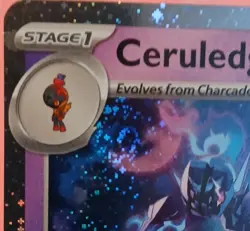 HEART SWIRL Pokemon Scarlet & Violet SEALED Ceruledge Pokemon Day 2024 Promo - Image 1