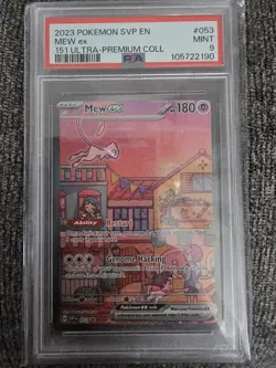 Pokemon TCG Mew EX #053 151 Ultra-Premium Collection PSA 9 - Image 1